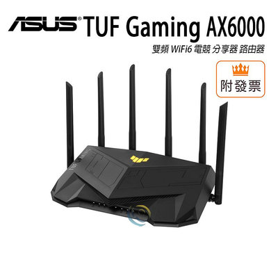 促銷~4/12 免運 ASUS 華碩 TUF Gaming AX6000 雙頻 WiFi6 電競路由器 路由器 分享器
