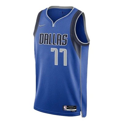 南🔥2022 9月 NIKE Dallas 達拉斯 獨行俠隊 Doncic 籃球衣 藍 DB3568-480