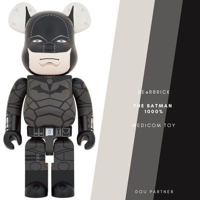 【Dou Partner】BE@RBRICK THE BATMAN 蝙蝠俠 黑蝙蝠 庫伯力克熊 全新品 1000%
