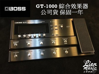 『立恩樂器 效果器專賣』分期0利率公司貨保固 BOSS GT-1000 綜合效果器 GT1000 綜效 吉他效果器