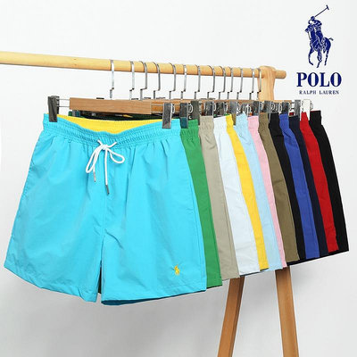 【歐美服飾】Ralph Lauren 保羅Polo短褲 夏季 沙灘褲 男士休閒褲 五分褲 速乾短褲 海灘褲 衝浪褲