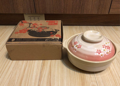 松村窯 日式花繪砂鍋7.5吋/1公升容量 砂鍋 陶鍋 耐高溫 雙耳鍋 湯鍋
