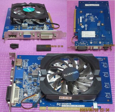 【Nvidia GeForce GT730】GV-N730D3-1GI 技嘉 1G獨顯，VGA+DVI+ HDMI 輸出