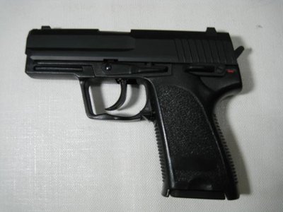 生存遊戲-HFC   P8 加重/BB彈槍 手拉空氣槍，(台灣製造)AS-103手槍玩具槍/黑色