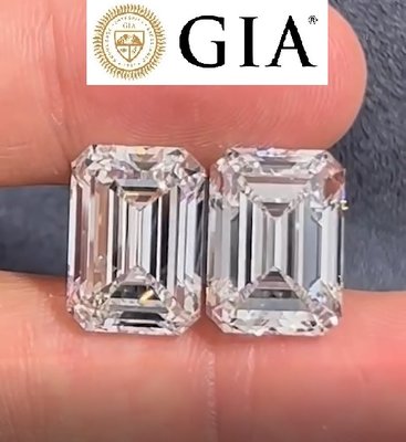【台北周先生】天然白色鑽石 共4.02克拉 D-color 全美IF 祖母綠切割 璀璨耀眼 送GIA證書