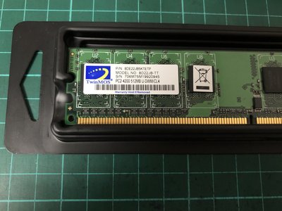 TwinMOS PC2-4200 512MB U-DIMM/CL4 記憶體 金銀島喬蕎3c