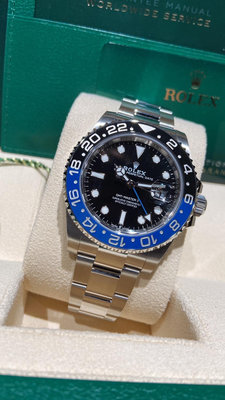 【Q小姐的玩錶瘋】Rolex GMT 126710BLNR 藍黑三版款🔹【2023年】保卡｜全新品