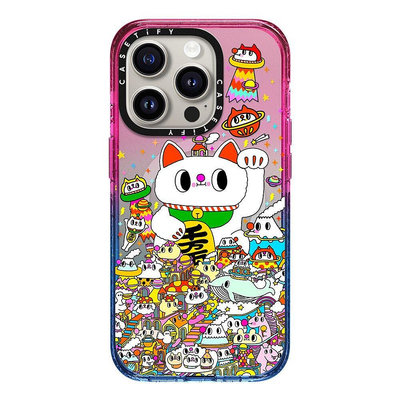 CASETiFY 保護殼 iPhone 15 Pro/15 Pro Max 幸運貓咪 Lucky Cat