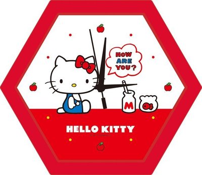 日本拼圖．三麗鷗 凱蒂貓 Hello Kitty 82片絕版時鐘拼圖(82-JC04)