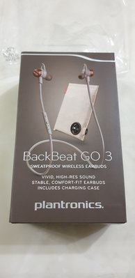 Plantronics BackBeat GO3 藍牙耳機 【精裝版】附充電收納包 遠寬代理原廠公司貨