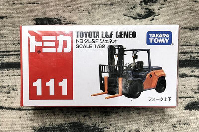 《GTS》 純日貨TOMICA多美小汽車NO111 豐田 推高機(橘色) 859918