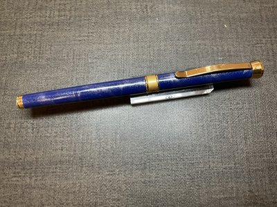 法國皮爾卡登Pierre Cardin 藍色銀沙鋼珠筆40(非萬寶龍西華百利金St Dupont)