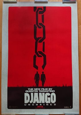 決殺令(Django Unchained)-昆丁塔倫提諾、李奧納多狄卡皮歐-美國原版雙面電影海報 (2013年)
