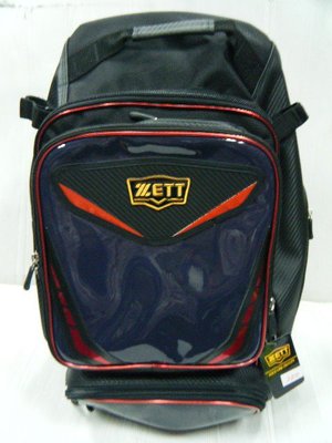 新莊新太陽 ZETT BAT-400 多功能 棒壘 個人 球棒 裝備袋 後背包 深藍X黑 可放球棒 特價2300/咖