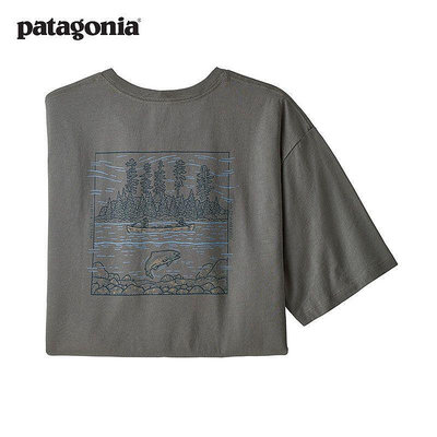 大東全球購~Patagonia Patagonia 短袖 Wild Home Waters 棉 T 恤