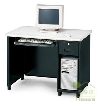 [ 家事達 ] OA-242-6 鋼製液晶白面電腦桌(120*70*74cm) 特價 書桌