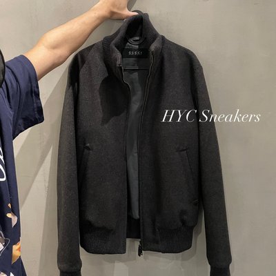 [HYC] GUCCI 古馳 冬季 超保暖 羊毛 半高領 拉鍊 外套 冬季大衣 紳士男裝 SIZE : 48