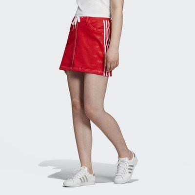 【Dr.Shoes】Adidas Originals X FIORUCCI 女裝 聯名款 窄裙 牛仔短裙 EK4784