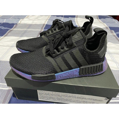 Adidas originals NMD-R1 黑紫 FV3645 慢跑潮鞋