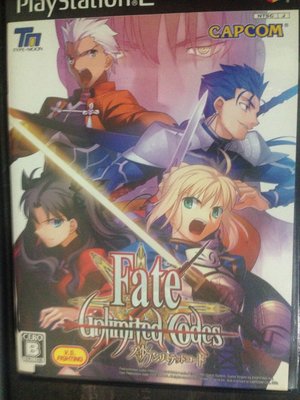 天空艾克斯 600免運 日版 PS2 Fate/Unlimited codes