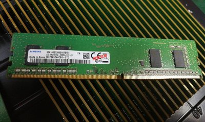 三星4G 1RX16 PC4-2666V DDR4 2667 M378A5244CB0-CTD桌機機記憶體