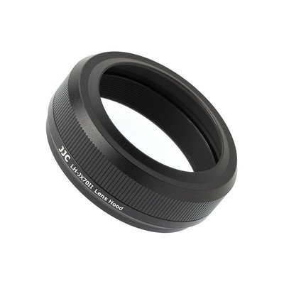 【傑米羅】JJC Fujifilm X70 金屬遮光罩+轉接環 (LH-JX70II 黑色) 可裝原廠鏡頭蓋