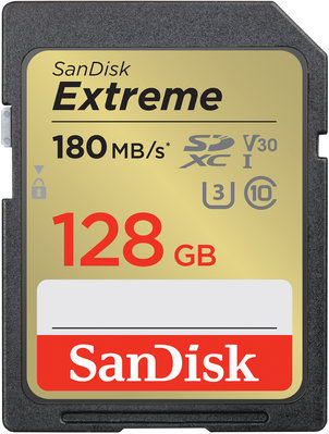 SanDisk Extreme 128GB SDXC UHS-I/V30/U3/C10 影相儲存記憶卡【風和資訊】