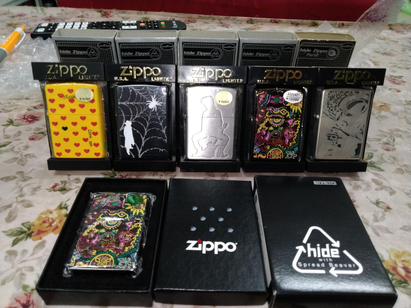 初版2002~2003年x japan hide zippo稀有絕版品難入手皆未使用品加