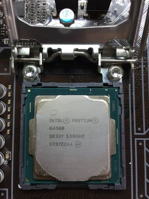 Intel Pentium G4560 正式版 CPU 3.5G 3M 1151 腳位 雙核心處理器 二手良品 $200