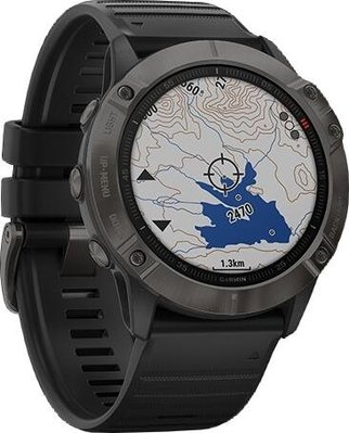 【GARMIN】fenix 6X 藍寶石 頂級複合式 運動GPS腕錶