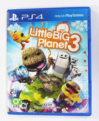 PS4 小小大星球 3 小小大星球3 (中文版) 支援MOVE (二手片-光碟約9成8新)【台中大眾電玩】