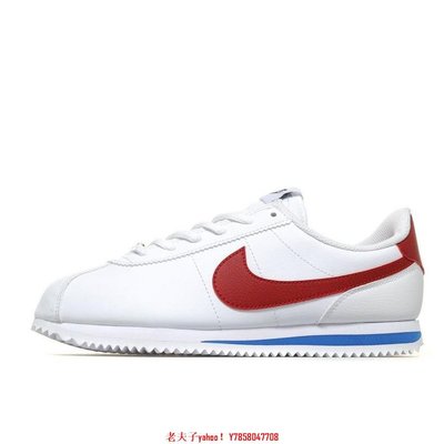 【老夫子】Nike Cortez GS 阿甘 紅藍白 OG配色 鐵牌 黑標 904764-103鞋