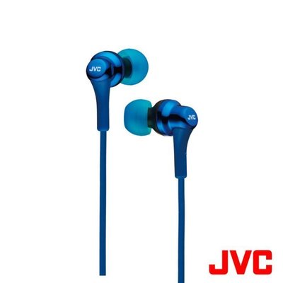 JVC 時尚繽紛線控MIC入耳式耳機 HA-FR26