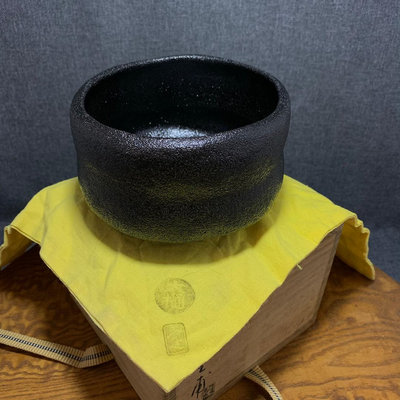 日本回流 黑樂 大通燒 茶碗