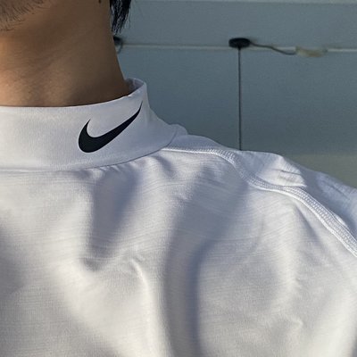 ❤全臺最低價&amp;LF奢品匯❤G耐吉 Nike Pro 高領鉤子logo薄絨 男子長袖緊身訓練上衣