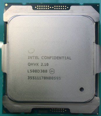 【含稅】Intel Xeon E5-2630 V4 2.1G QHVK 10核20線 85W ES不顯CPU 一年保