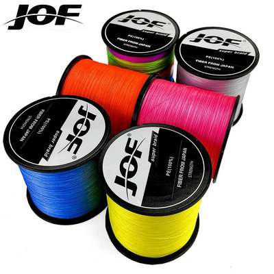 Jof X4 編織 PE 線多色高強度魚餌線用於海洋船釣魚 300M 500M 1000M 海釣-SAINT線上商店