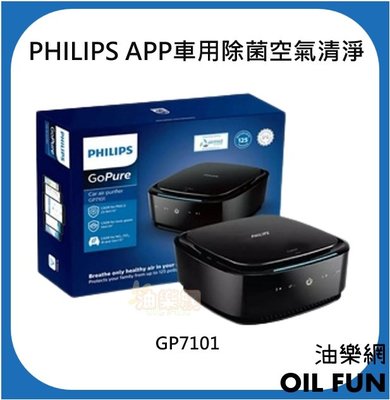 【油樂網】PHILIPS 飛利浦GP7101 APP車用除菌空氣清淨