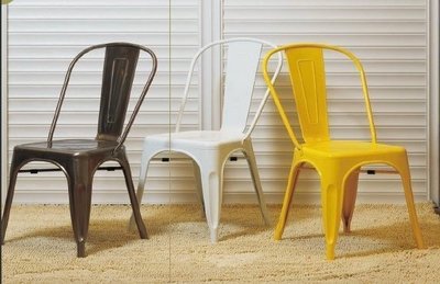 【 一張椅子 】 法國LOFT工業風 作舊處理 tolix a chair 扶手餐椅， 復刻品