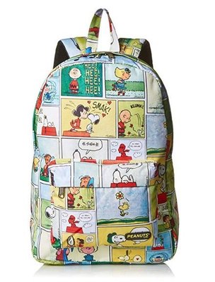 預購 美國帶回 Peanuts Snoopy 限量 可愛漫畫史奴比後背包 旅行包 書包 健身房包