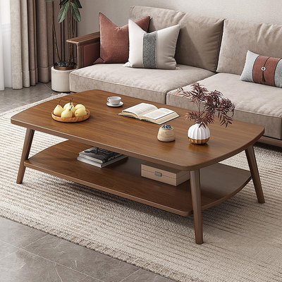 茶幾桌客廳家用小戶型沙發茶桌中式實木出租屋用創意簡易折疊桌子~無憂良品鋪