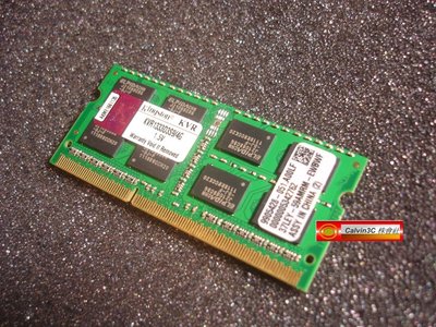 金士頓 Kingston DDR3 1333 4G PC3-10600 KVR1333D3S9/4G 筆記型 終身保固