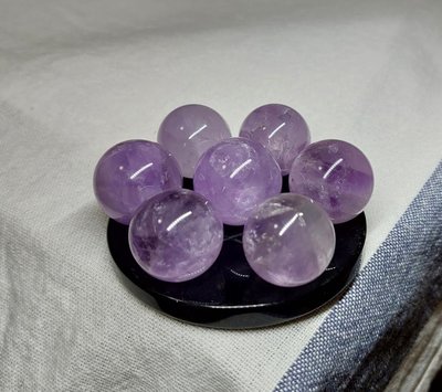 天然夢幻紫水晶球（七星陣）（22-24mm）單顆