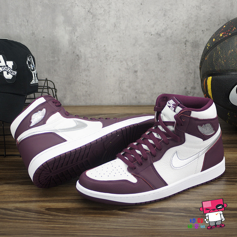 球鞋補習班NIKE AIR JORDAN 1 HIGH OG BORDEAUX 酒紅波爾多男555088