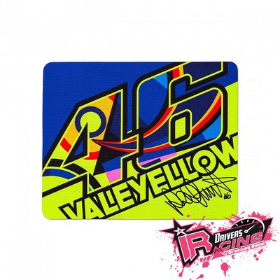 ♚賽車手的試衣間♚ VR46 Rossi  46 ValeYellow Mouse Pad 滑鼠墊
