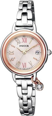 日本正版 CITIZEN 星辰 wicca KL0-537-91 女錶 手錶 電波錶 光動能 日本代購