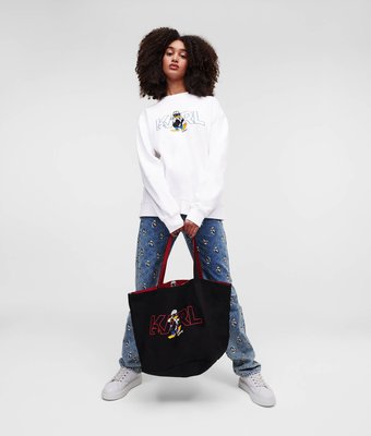 [ PS ] ❤️現貨 法國卡爾 老佛爺 Karl Lagerfeld x Disney 聯名雙面購物袋 手提包 托特包