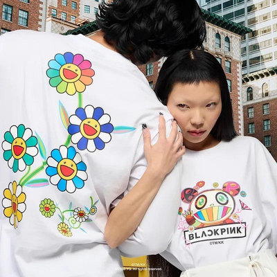 【日貨代購CITY】 BLACKPINK 村上隆 Takashi Murakami Flower Garden T-Shirt LOGO 聯名 小花 長T 現貨