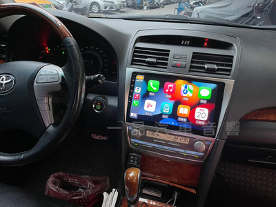 板橋一品 豐田 6代CAMRY 專用10吋QLED螢幕安卓主機 8核心 CarPlay 聲控導航 網路電視 台灣公司貨