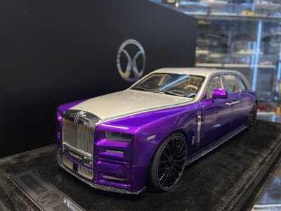吉華科技＠ 1/18 MANSORY Rolls-Royce Phantom VIII 紫色
